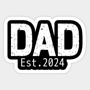 Fathers day design for new Dads Sticker